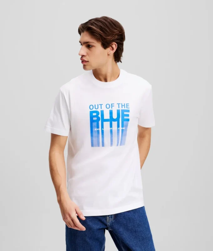 OUT OF THE BLUE T-SHIRT MET PRINT