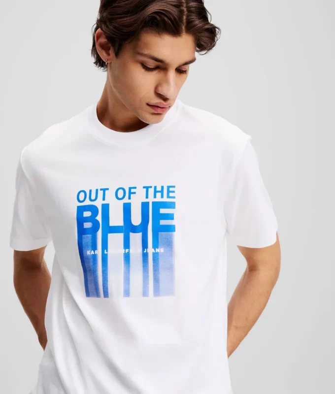 OUT OF THE BLUE T-SHIRT MET PRINT