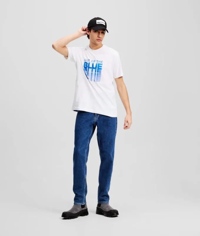 OUT OF THE BLUE T-SHIRT MET PRINT