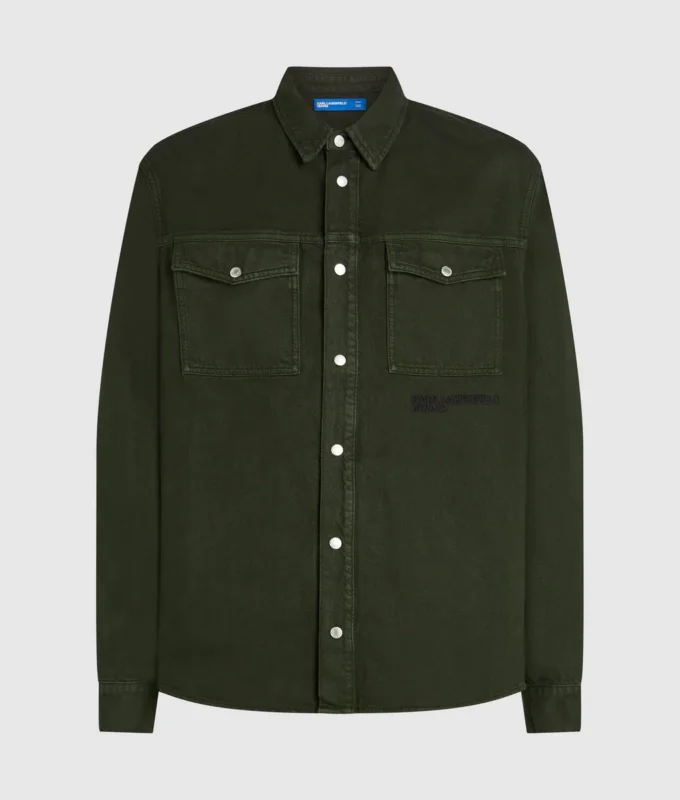 Overshirt van twill