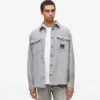 Overshirt van wolmix