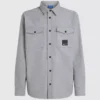 Overshirt van wolmix