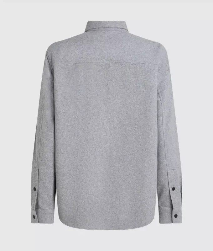 Overshirt van wolmix