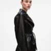 Oversized leren jas
