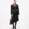 Oversized leren jas