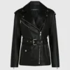Oversized leren jas
