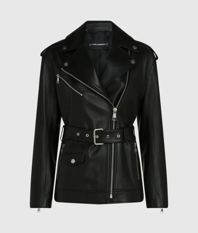 Oversized leren jas