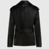 Oversized leren jas