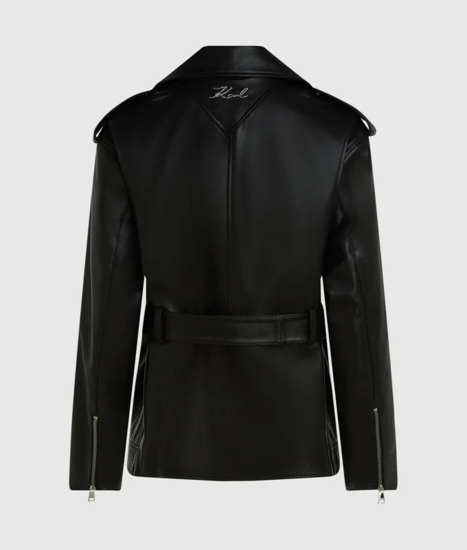 Oversized leren jas