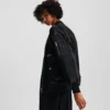 OVERSIZED SATIJNEN BOMBERJACK