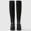 Pandara hoge laarzen met studs