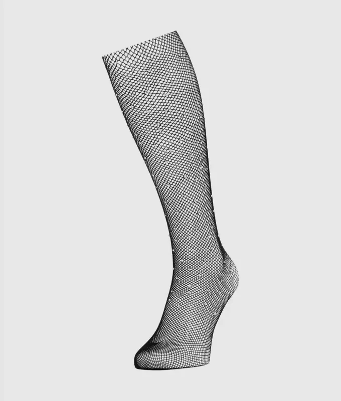 Panty met logo-strass