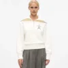 Paris sketch sweatshirt met halve rits