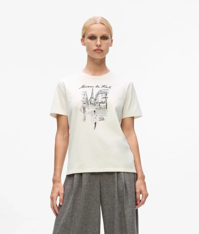 Paris sketch T-shirt