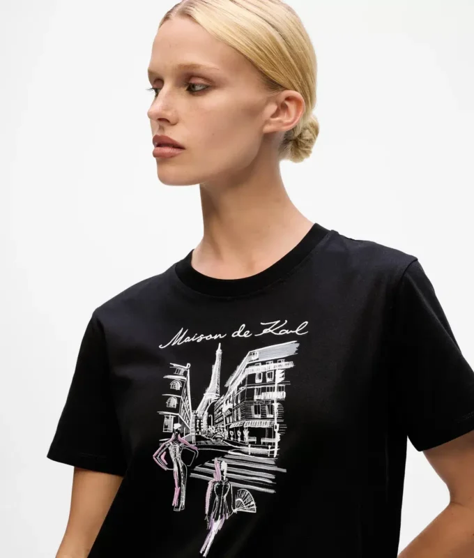 Paris sketch T-shirt