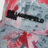 Pet met all-over graffitiprint