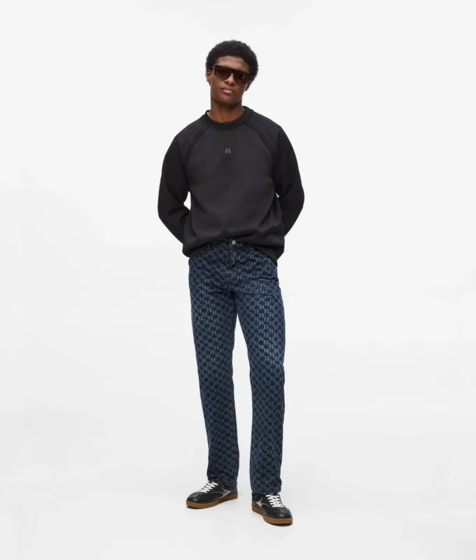 Piqué sweatshirt