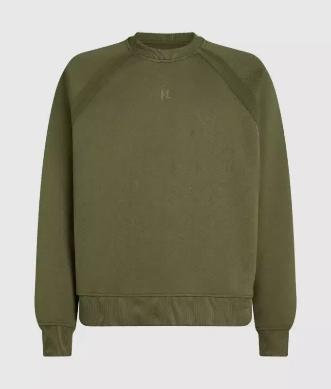 Piqué sweatshirt