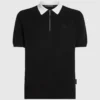 Polo met contrasterende kraag