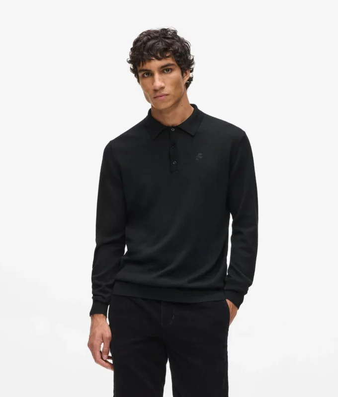 Polo met lange mouwen