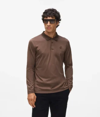 Polo met lange mouwen