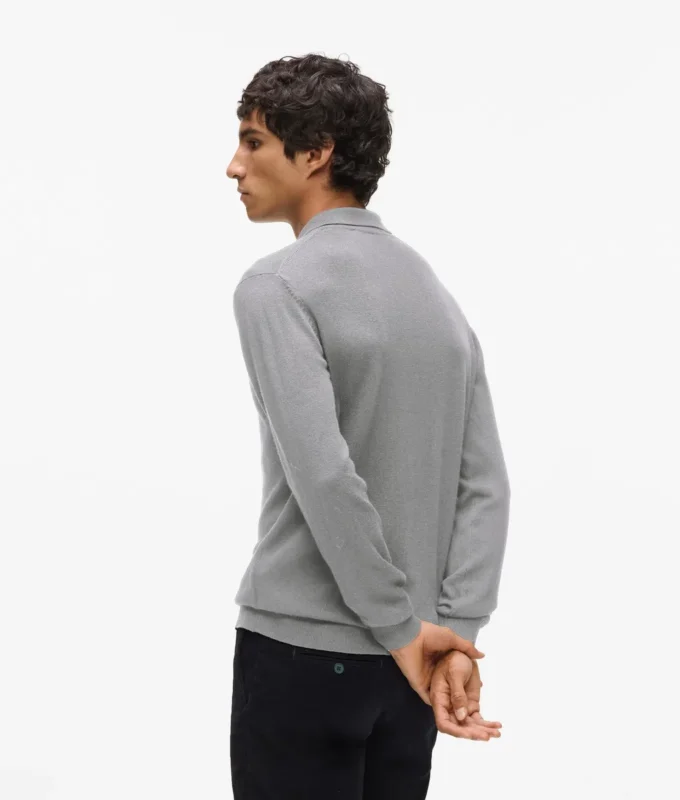 Polo met lange mouwen