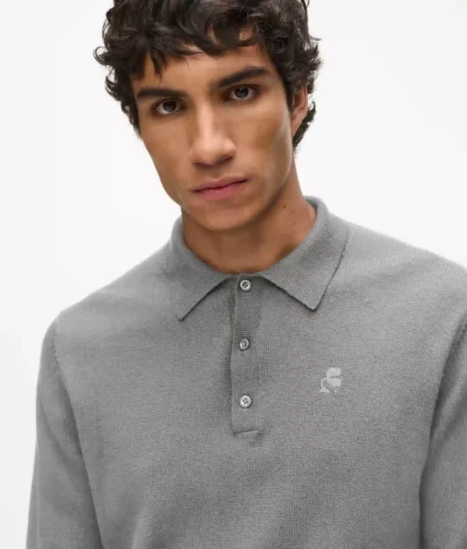 Polo met lange mouwen