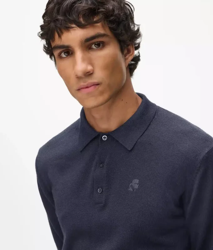 Polo met lange mouwen