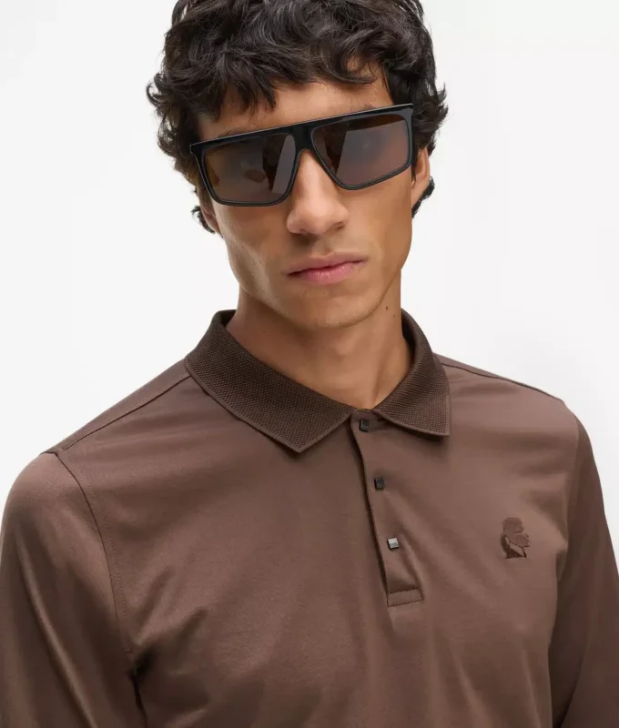 Polo met lange mouwen