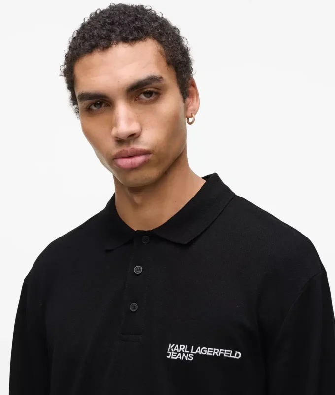 Polo met lange mouwen