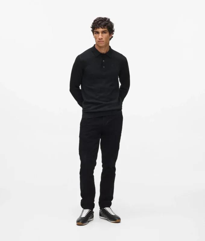 Polo met lange mouwen