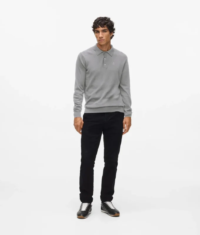 Polo met lange mouwen