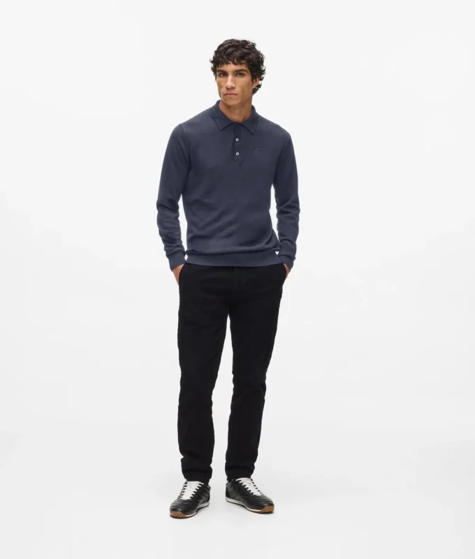 Polo met lange mouwen