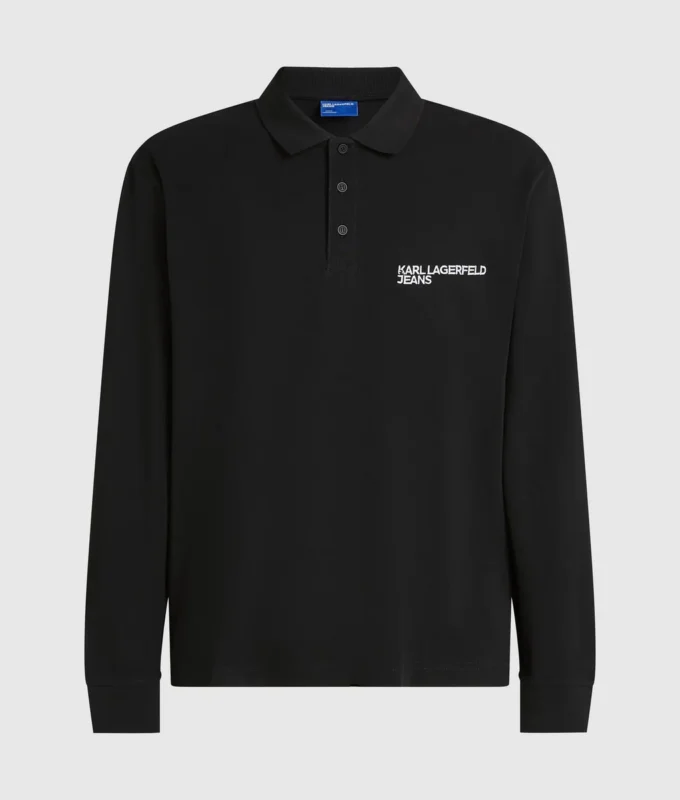 Polo met lange mouwen