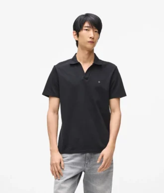 Polo met monogramspeld
