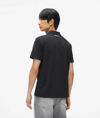 Polo met monogramspeld