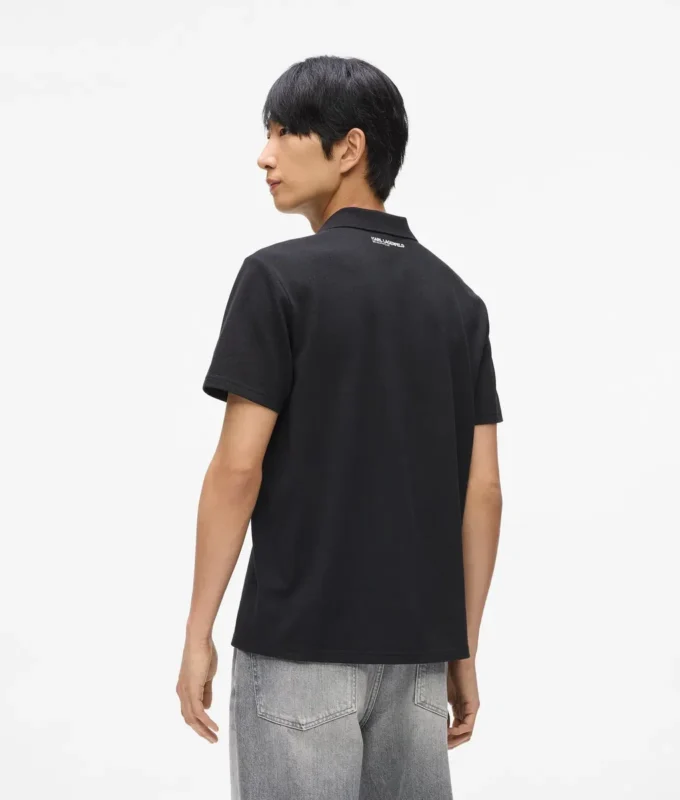 Polo met monogramspeld