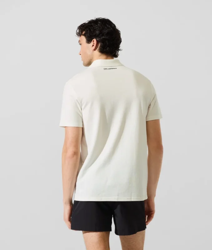 Polo met monogramspeld