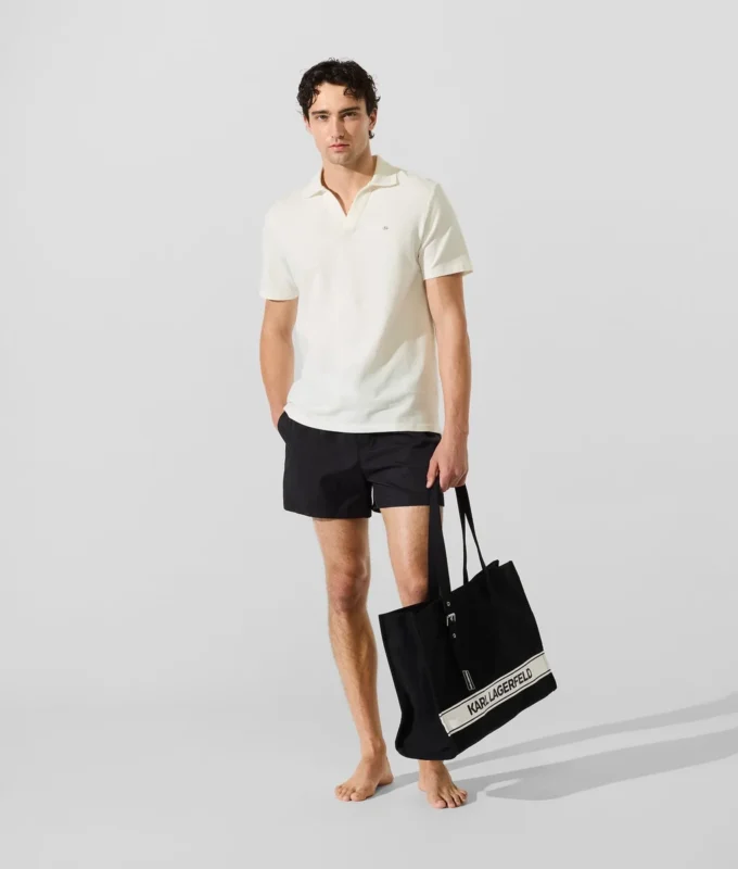 Polo met monogramspeld