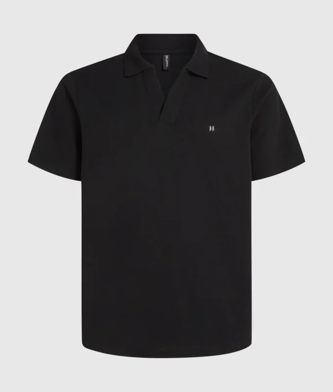 Polo met monogramspeld