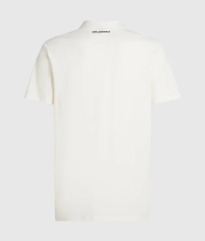 Polo met monogramspeld