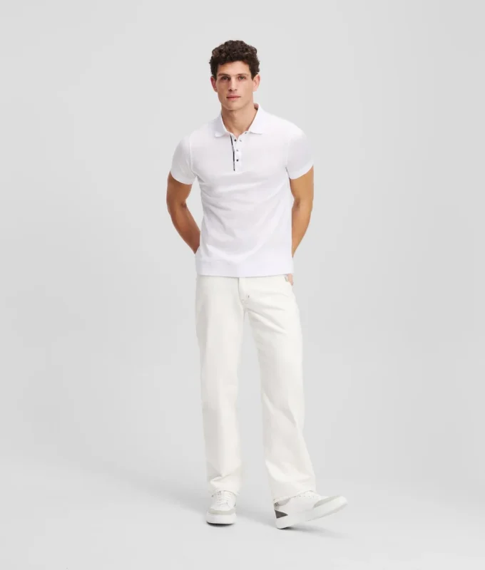 POLOSHIRT MET DRUKKNOPEN