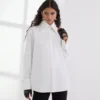POPLIN OVERHEMD MET DUBBELE KRAAG