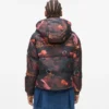 Pufferjas met all-over print