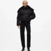 Pufferjas met all-over print