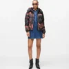 Pufferjas met all-over print
