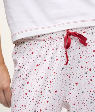 Pyjamaset met hartjesprint