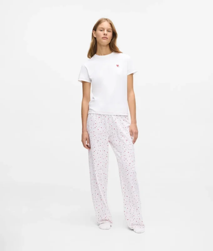 Pyjamaset met hartjesprint