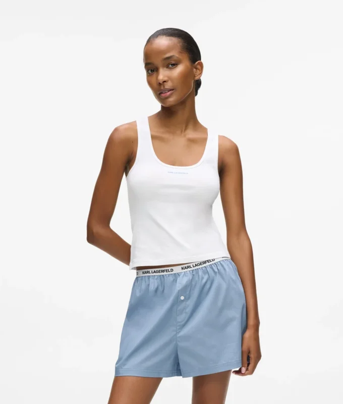Pyjamaset met tanktop en korte broek