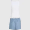 Pyjamaset met tanktop en korte broek